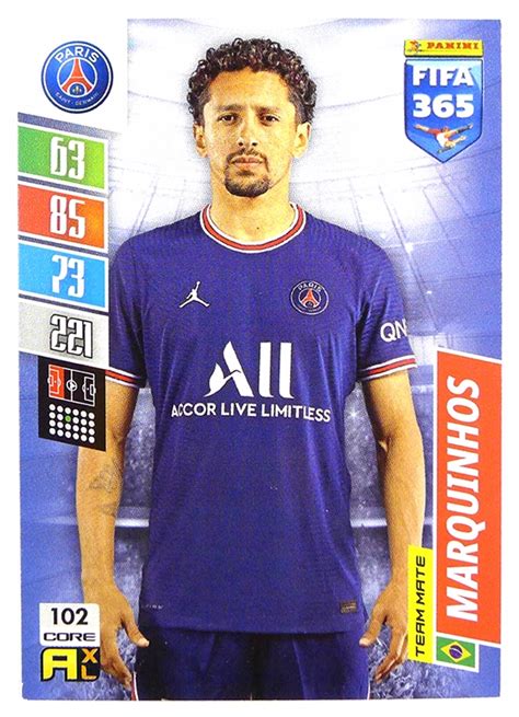 PANINI FIFA365 2022 Karta Bazowa Marquinhos 102 11213715971