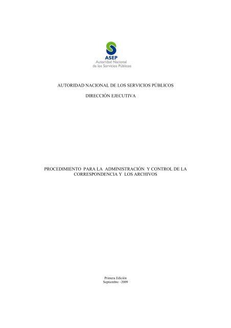 Autoridad Nacional De Los Servicios P Blicos Direcci N Asep