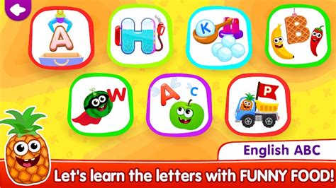 Funny Food Abc Games For Toddlers And Babies Android Game Apk Biz