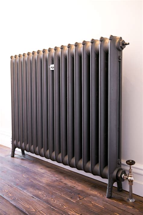 Cast Iron Radiator In Bronze Metallic Radiators Living Room Cool