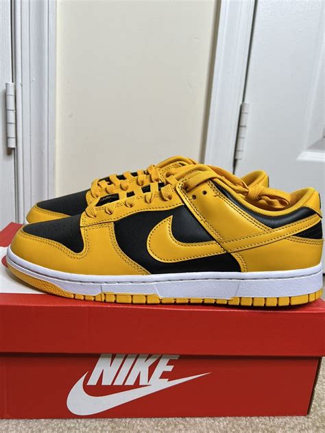 Nike Dunk Low Retro Goldenrod Championship Yellow Black Dd1391 004 Mens Sz 12 195242063996 Ebay