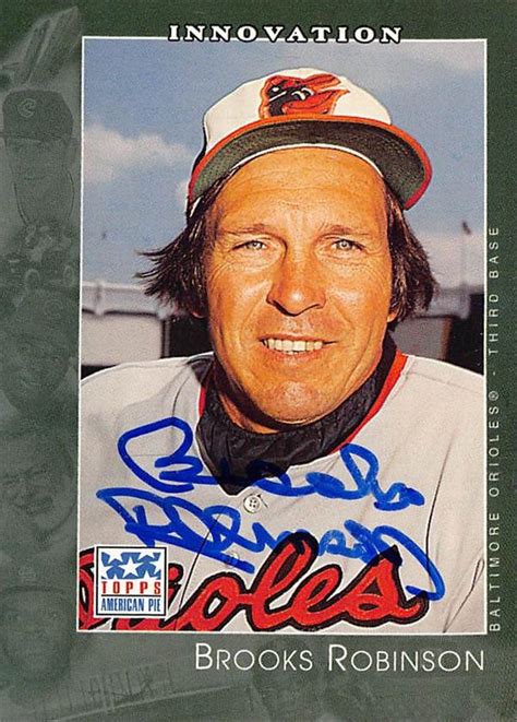 Brooks Robinson autographed Baseball Card (Baltimore Orioles) 2002 ...