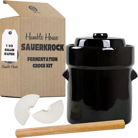 Amazon Fermentation Crock Gallon Sauerkraut Crock With Lid