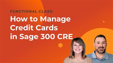 Managing Credit Cards In Sage 300 CRE YouTube