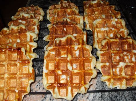 Belgian Waffles Liege Waffles Recipe Yummmmm Yummy Waffles