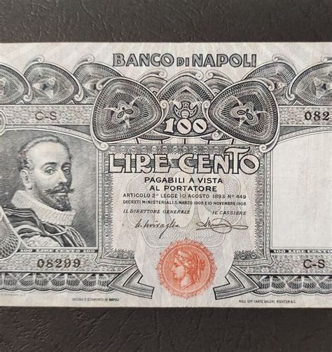 Italy Banco Di Napoli Lire Tasso Catawiki