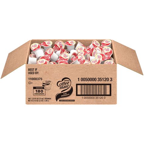 Nestle Coffee mate Coffee Creamer, Original, Liquid Creamer Singles