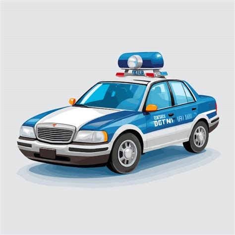 Premium Vector | Police car chase vector