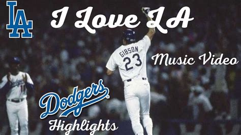 I Love LA Dodgers Highlight Video YouTube