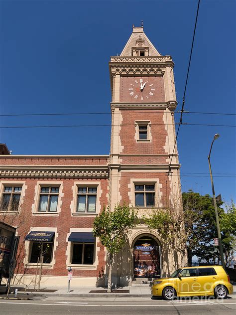 The Ghirardelli Chocolate Factory Clock Tower San Francisco California