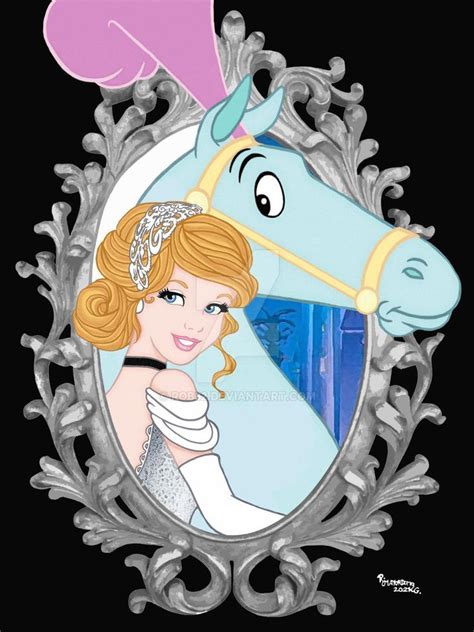 Cinderella Feat Gus As A Horse Drawing By Rob32 Deviantart