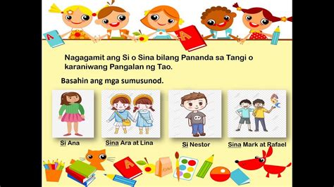 Filipino Grade 2 Si At Sina YouTube