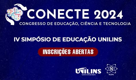 Unilins Inscreva Se Para O Iv Simp Sio De Educa O Trajetos Formativos