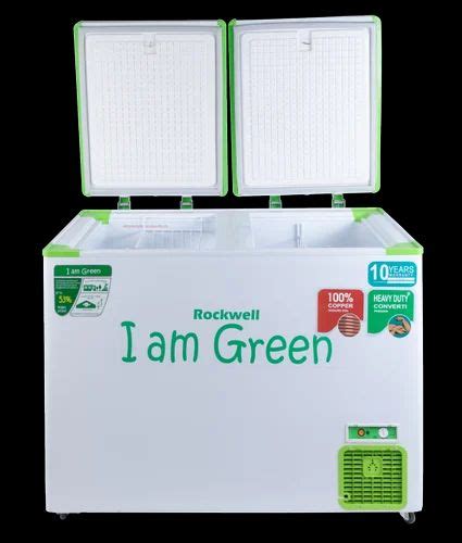 900x1145x735mm Rockwell GFR350DDUC Convertible Green Freezer At Rs