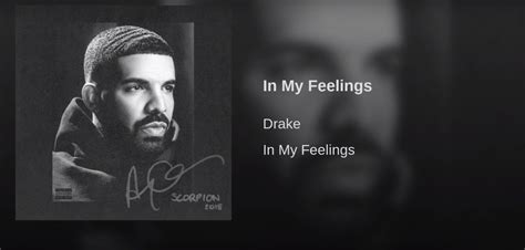 Drake In My Feelings : Drake's 'In My Feelings' Lyrics | Billboard ...