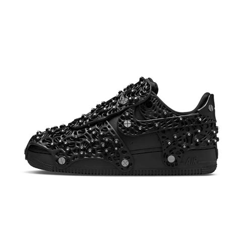 Nike Air Force 1 Low Swarovski Retroreflective Crystals Black W Nike