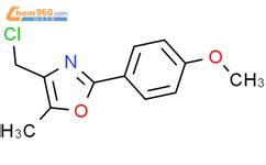 4 Chloromethyl 2 4 Methoxyphenyl 5 Methyl 1 3 Oxazole 122994 69 8