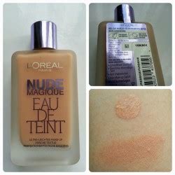 Test Foundation L Or Al Paris Nude Magique Eau De Teint Pinkmelon