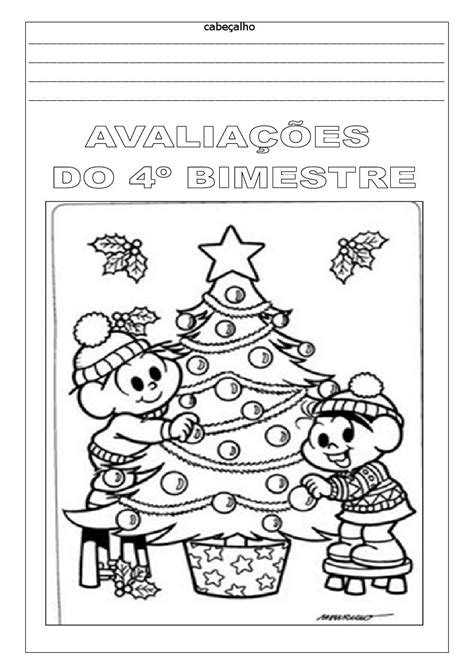 Capa Para Avaliações 4 Bimestre