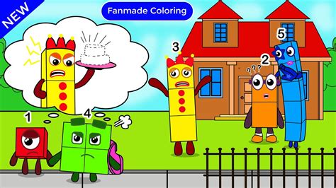 What Do Numberblocks 5 To Do Numberblocks Fanmade Coloring Story Images