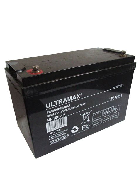 Ultramax Np V Ah Sealed Lead Acid Agm Vrla Battery Ebay