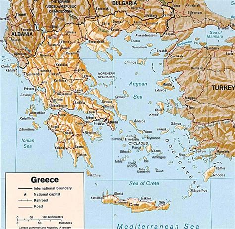 Mapas De Grecia Guía Blog Grecia