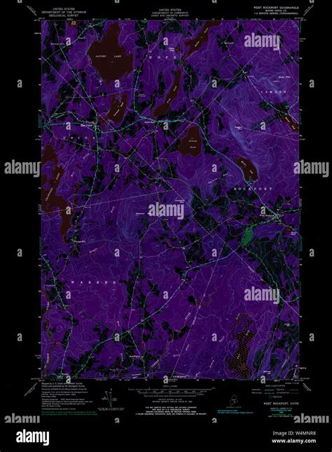 Maine Usgs Historical Map West Rockport 103102 1955 24000 Inversion