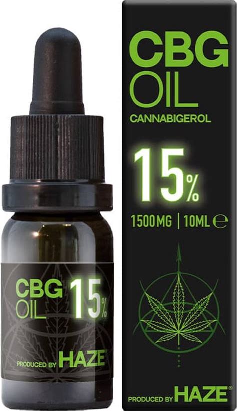 HaZe 15 CBG Cannabigerol Olie 10ml Bol