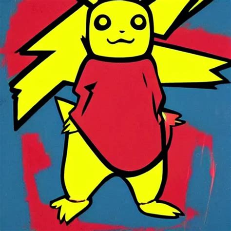 Pop Art Surreal Horror Pikachu Stable Diffusion