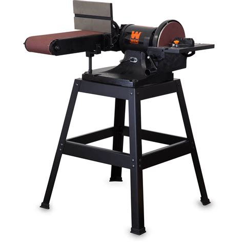 Wen X Inch Belt And Inch Disc Sander With Stand Walmart