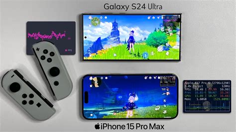 Which Is Better For Gaming Galaxy S24 Ultra Vs Iphone 15 Pro Max Genshin Impact Fps Gaming Test