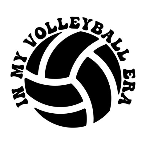 In My Volleyball Era Pocket Black Dtf Direct To Film Transfer Twisted Image Transfers