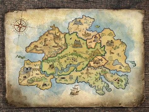 20 Fantasy Island Map Stock Photos Pictures And Royalty Free Images