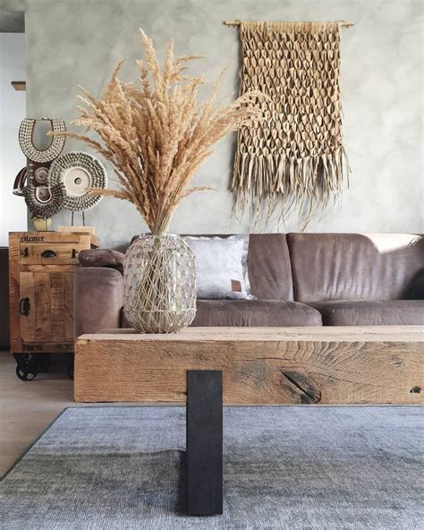 Bohemian Interieur Met Natuurlijke Materialen Wonen In De Regio