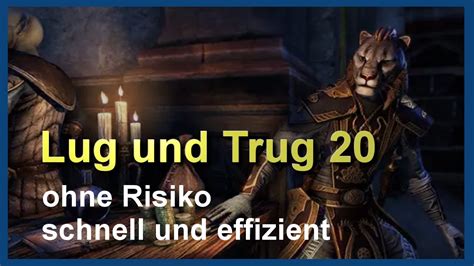 So Levelt Ihr In Eso Lug Und Trug In Youtube