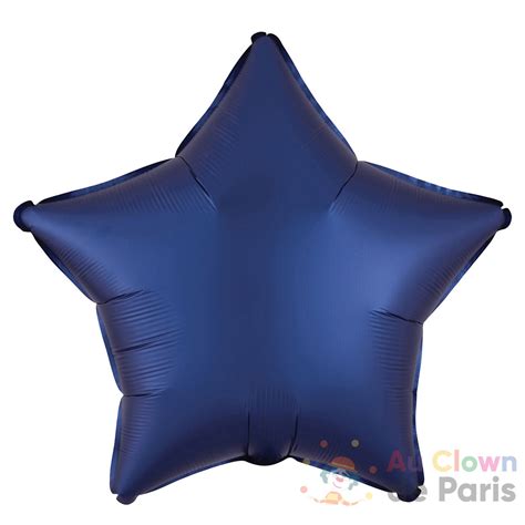 Ballon étoile bleu marine hélium Au Clown de Paris