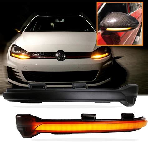 Oem Side Mirror Sequential Blink Turn Signal Light For Vw Mk7 Golf Gti 2015 Up Pinalloy Online