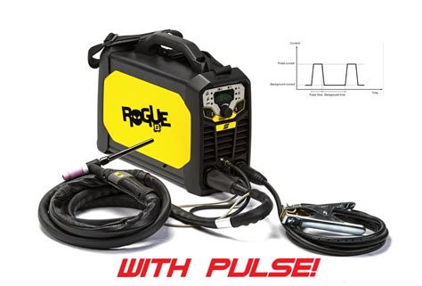 Esab Rogue Et Tig 200ip Pro Dc Argon Welding Machine With Pulse Tig