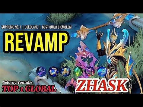 Gameplay Zhask Revamp Over Power Damage Best Build Top Global