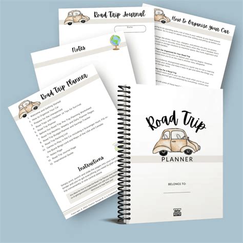 Road Trip Planner By Clutter Keeper