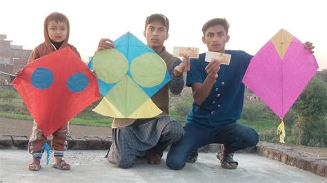 Ali Vs Nasir Vs Abubaker Kite Fight Challenge Won K Rupees Youtube