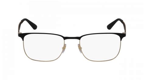 Eyeglasses Ray Ban Rx 6363 2890 52 18 Unisex Noir Or Square Frames Full Frame Glasses Trendy