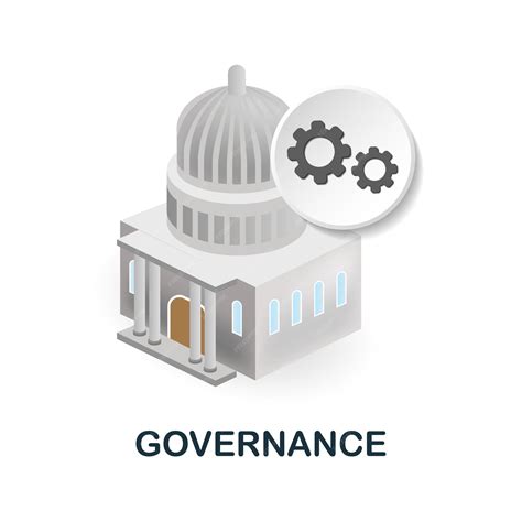 Premium Vector Governance Icon 3d Illustration From Esg Collection