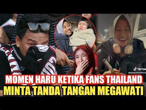 Momen Haru Ketika Fans Megawati Dari Thailand Minta Tanda Tangan