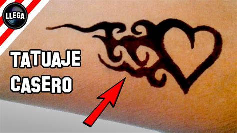 Cómo Hacer Tatuajes Caseros Temporales Experimentos Caseros