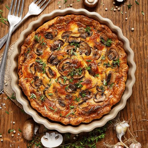 Quiche Healthy Au Jambon Et Champignons Fatsecretfrance