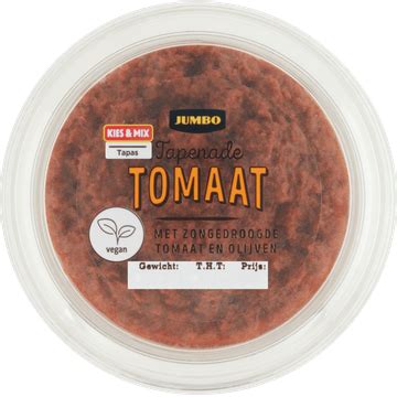 Jumbo Tomaat Tapenade 150g Bestellen Vleeswaren Kaas En Tapas