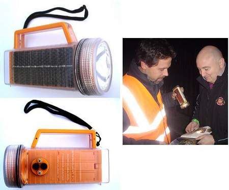 Waterproof solar torch