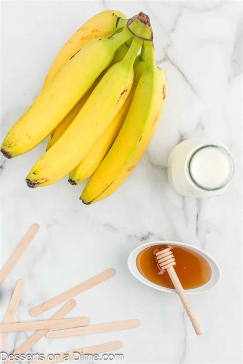 Banana Popsicles Easy Frozen Treat With 3 Ingredients