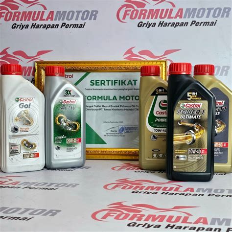 Jual Oli Castrol 4T Manual Essential Activ Power 1 Ultimate All Series